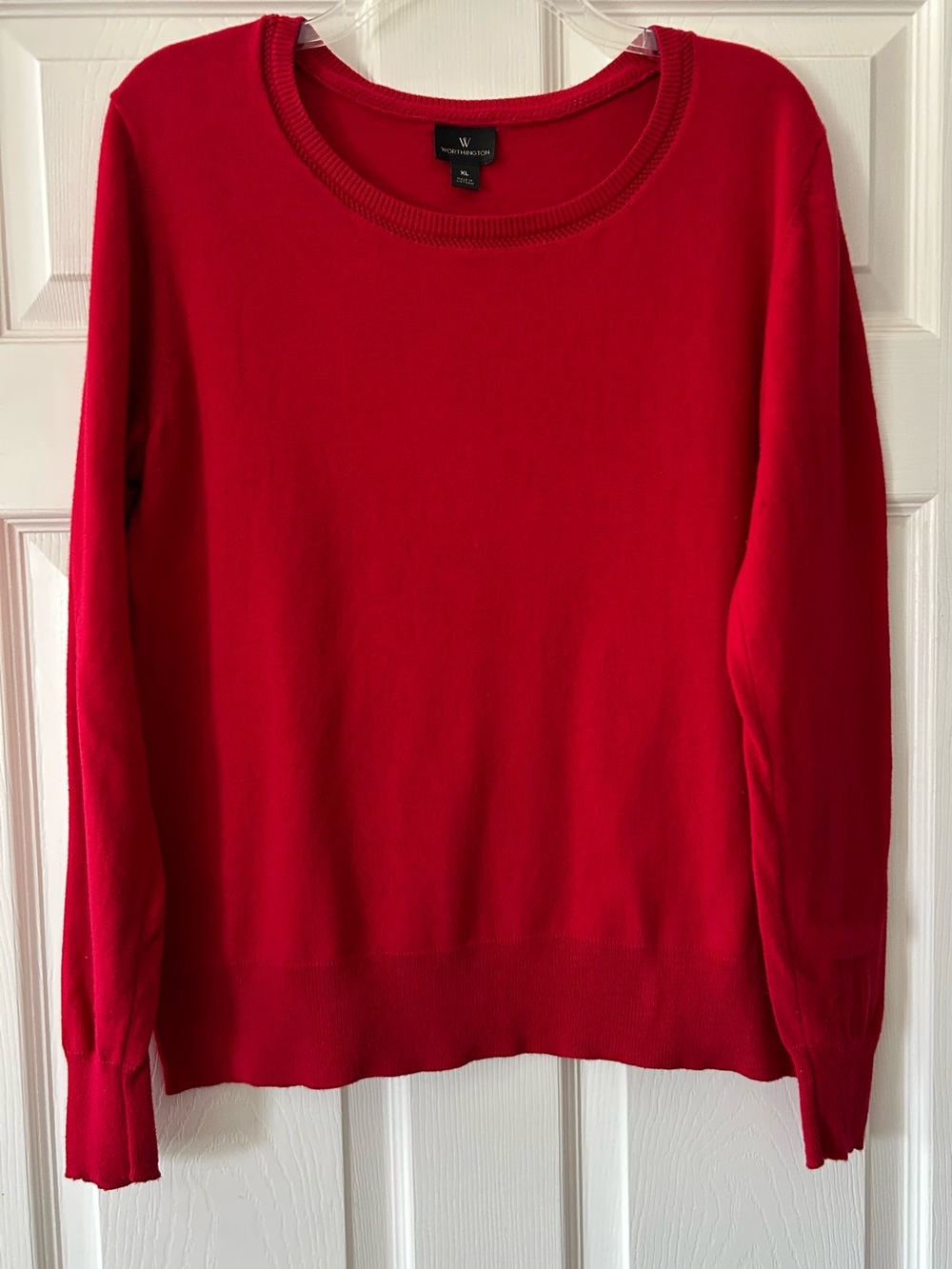 Worthington Bright Red Crewneck Sweater